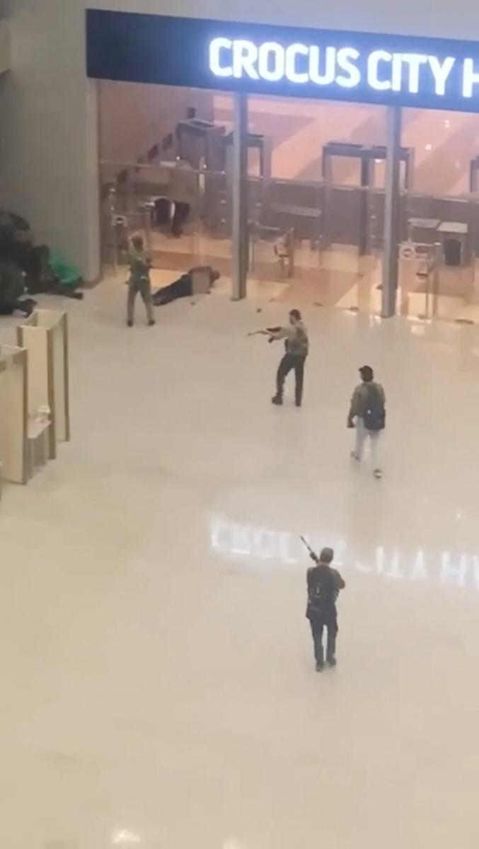 Moskova'daki terör saldırısından geriye kalan kareler...