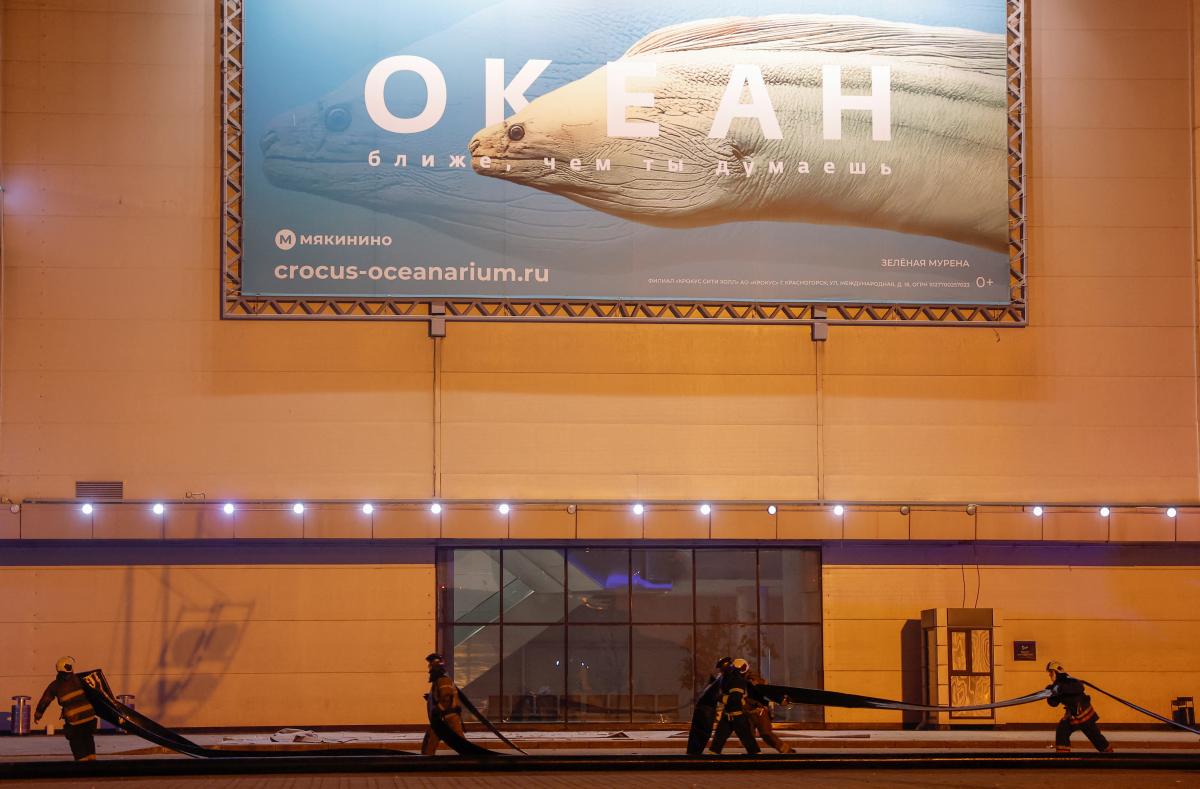 Moskova'daki terör saldırısından geriye kalan kareler...