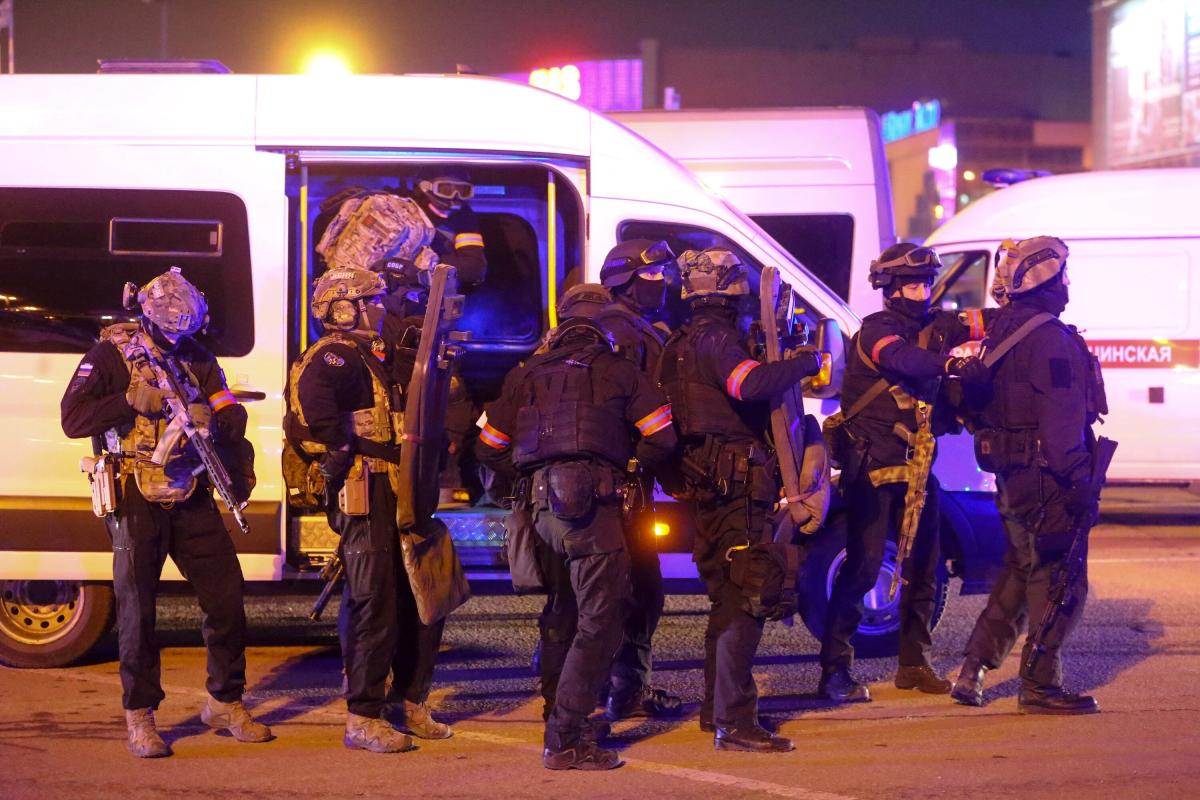 Moskova'daki terör saldırısından geriye kalan kareler...