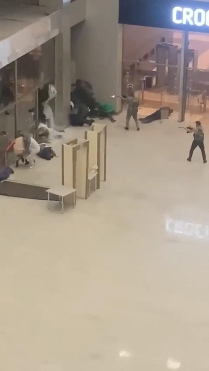 Moskova'daki terör saldırısından geriye kalan kareler...