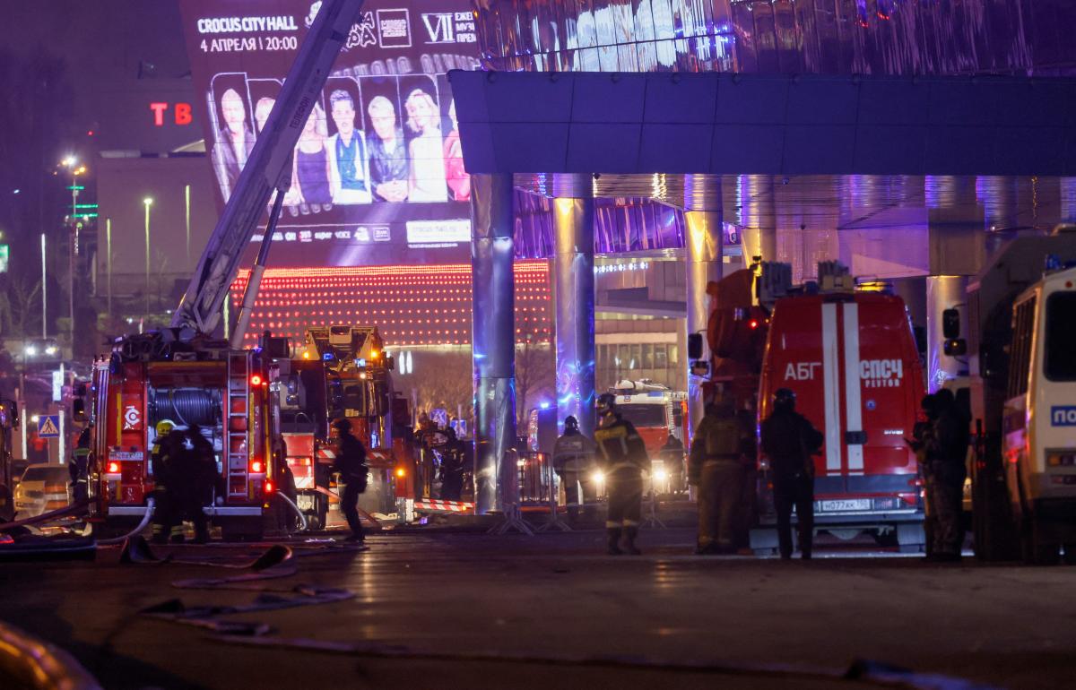 Moskova'daki terör saldırısından geriye kalan kareler...