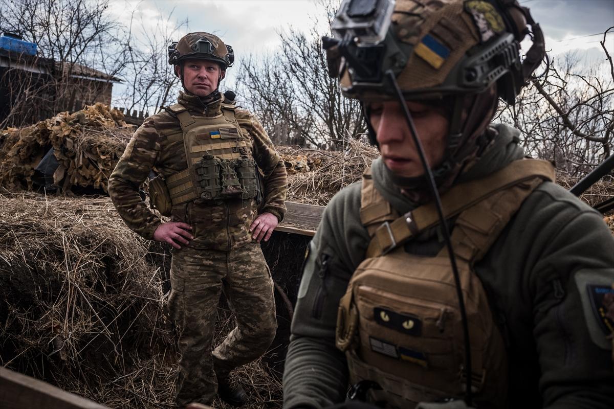 Ukrayna askerleri tatbikatta