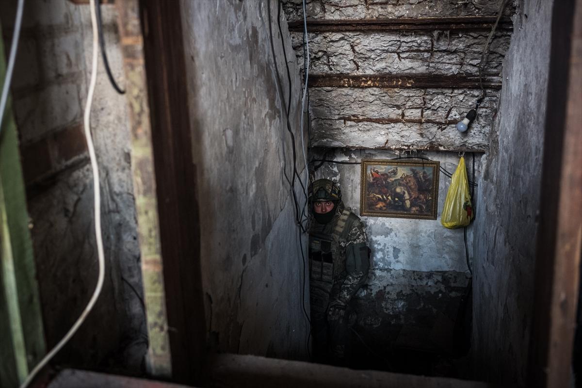 Ukrayna askerleri tatbikatta