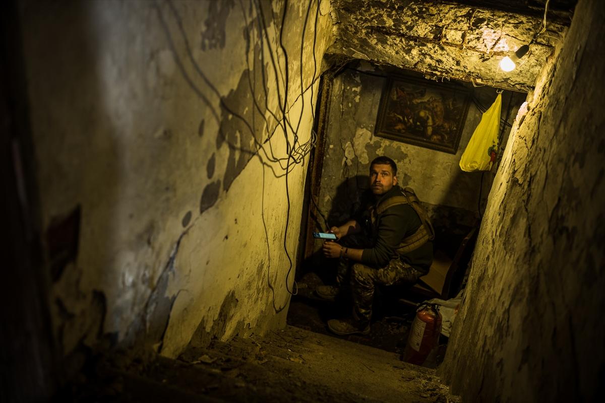 Ukrayna askerleri tatbikatta