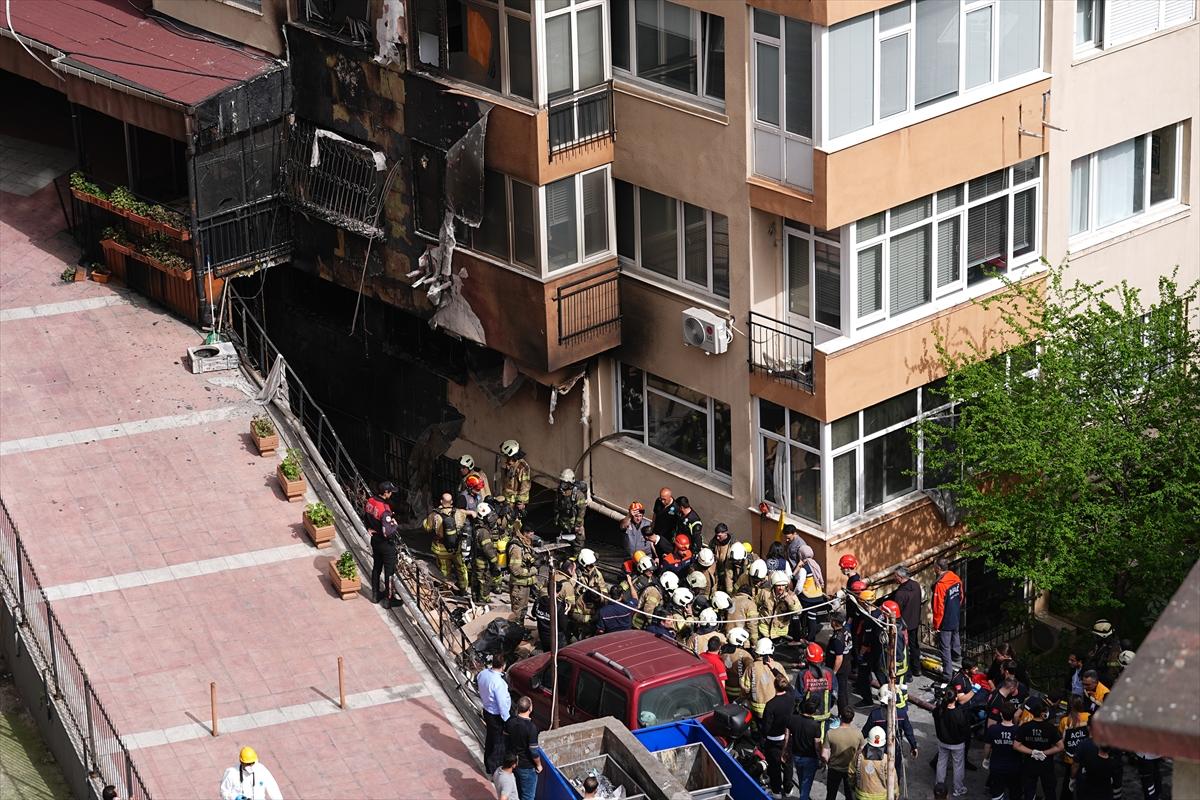 İstanbul'da yangın faciasından kareler