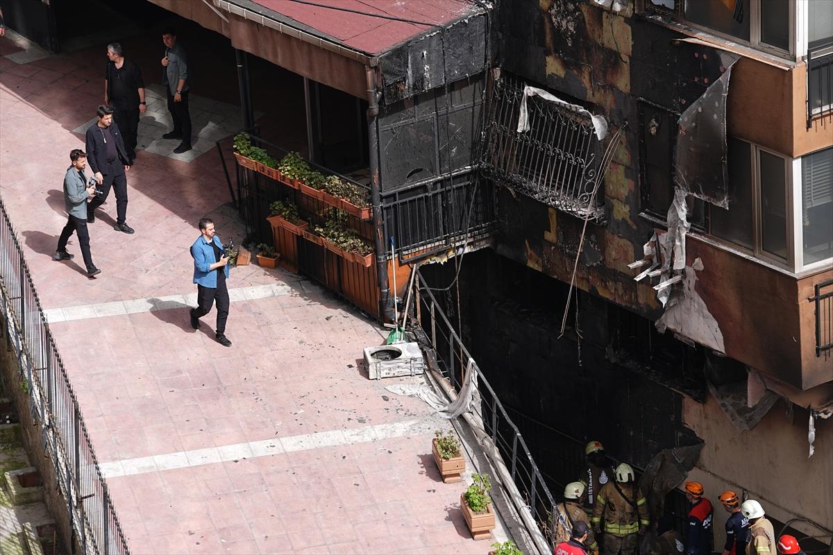 İstanbul'da yangın faciasından kareler