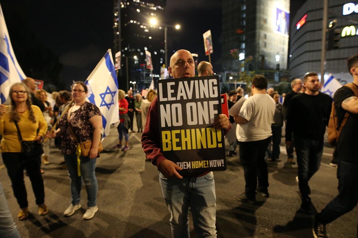 İsrail'de erken seçim protestosu: Netanyahu'nun istifasını istediler