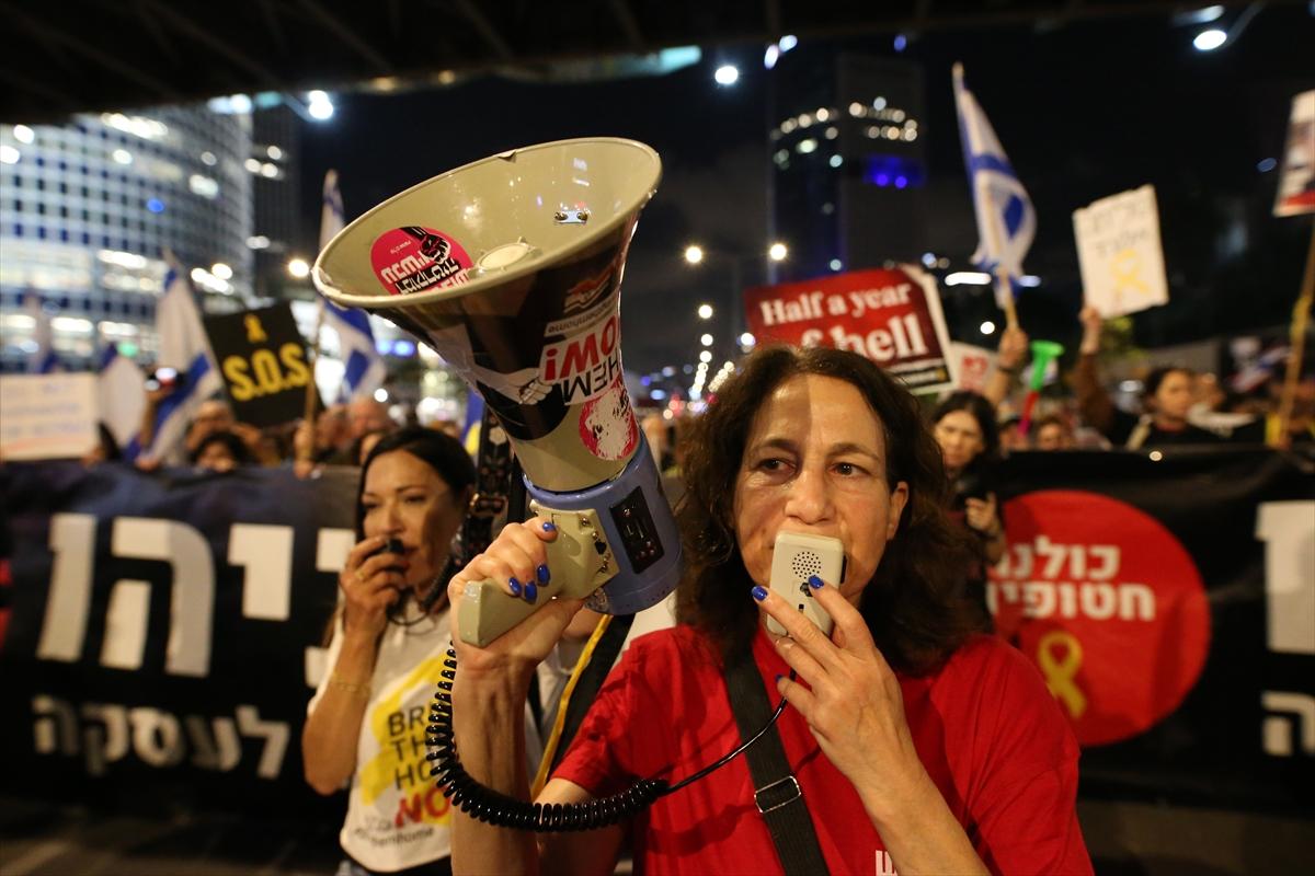 İsrail'de erken seçim protestosu: Netanyahu'nun istifasını istediler