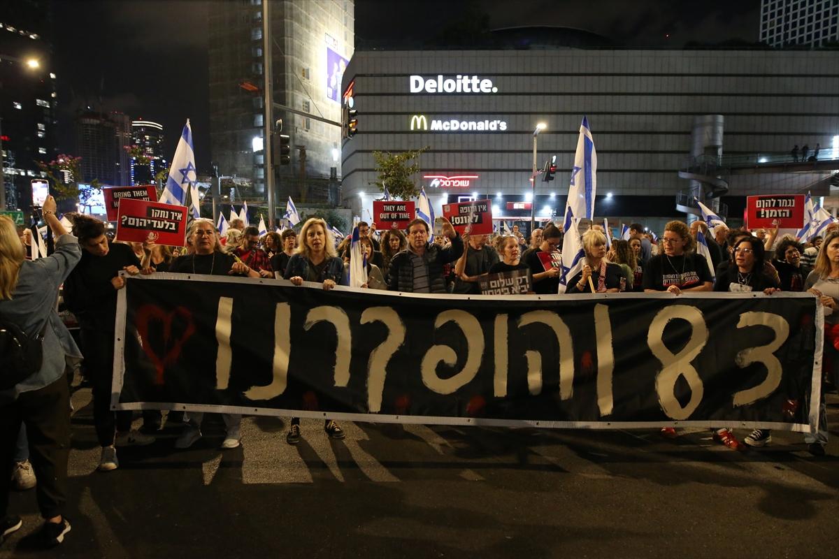 İsrail'de erken seçim protestosu: Netanyahu'nun istifasını istediler