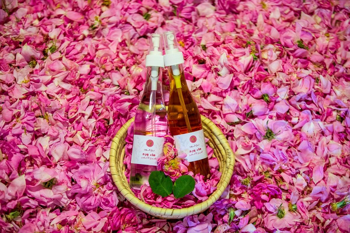 Umman'da gül hasadından renkli görüntüler ortaya çıktı