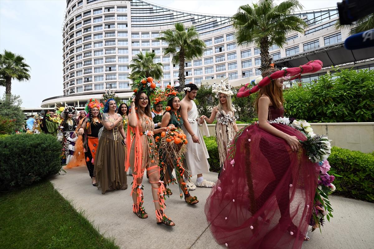 Adana'da Portakal Çiçeği Karnavalı'ndan renkli görüntüler