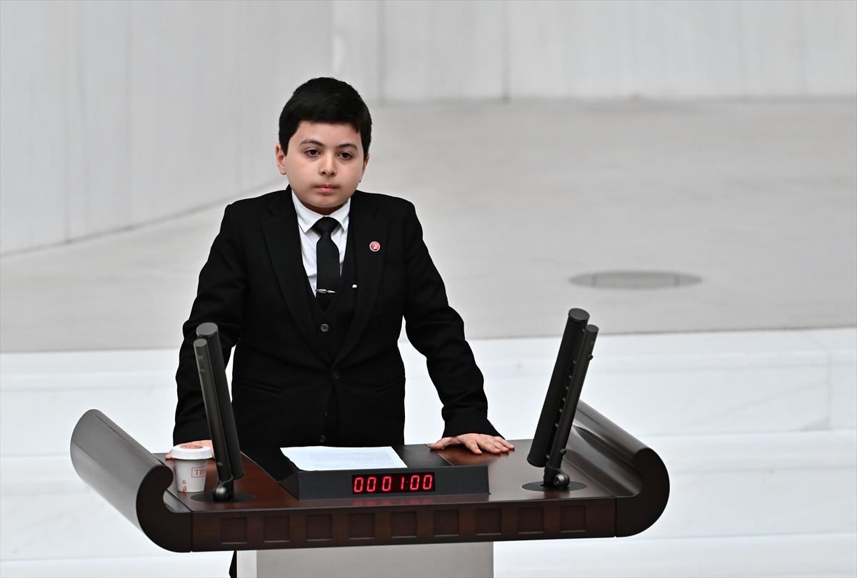 TBMM'de 23 Nisan'a özel çocuk özel oturumu