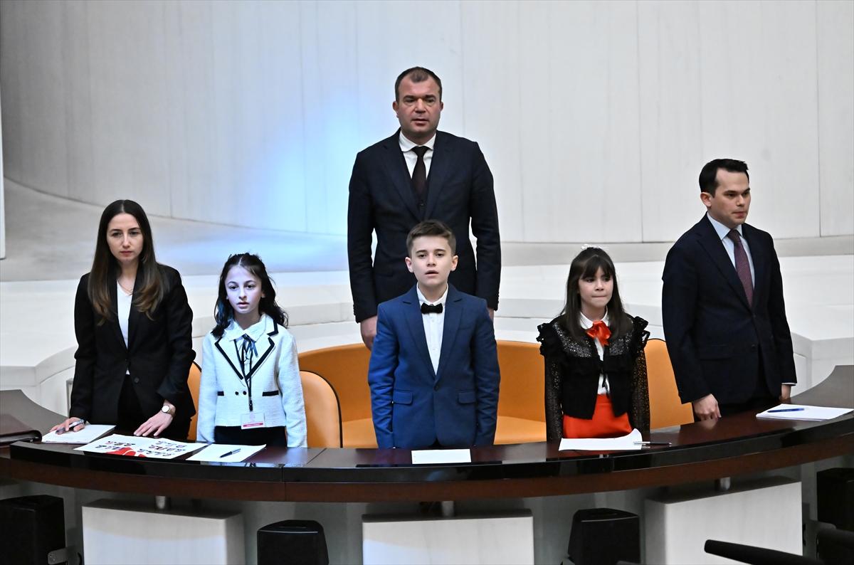 TBMM'de 23 Nisan'a özel çocuk özel oturumu