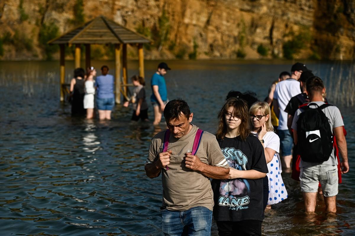 Polonya'nın Maldivleri, eski dolomit madeni ziyaretçilerini ağırladı