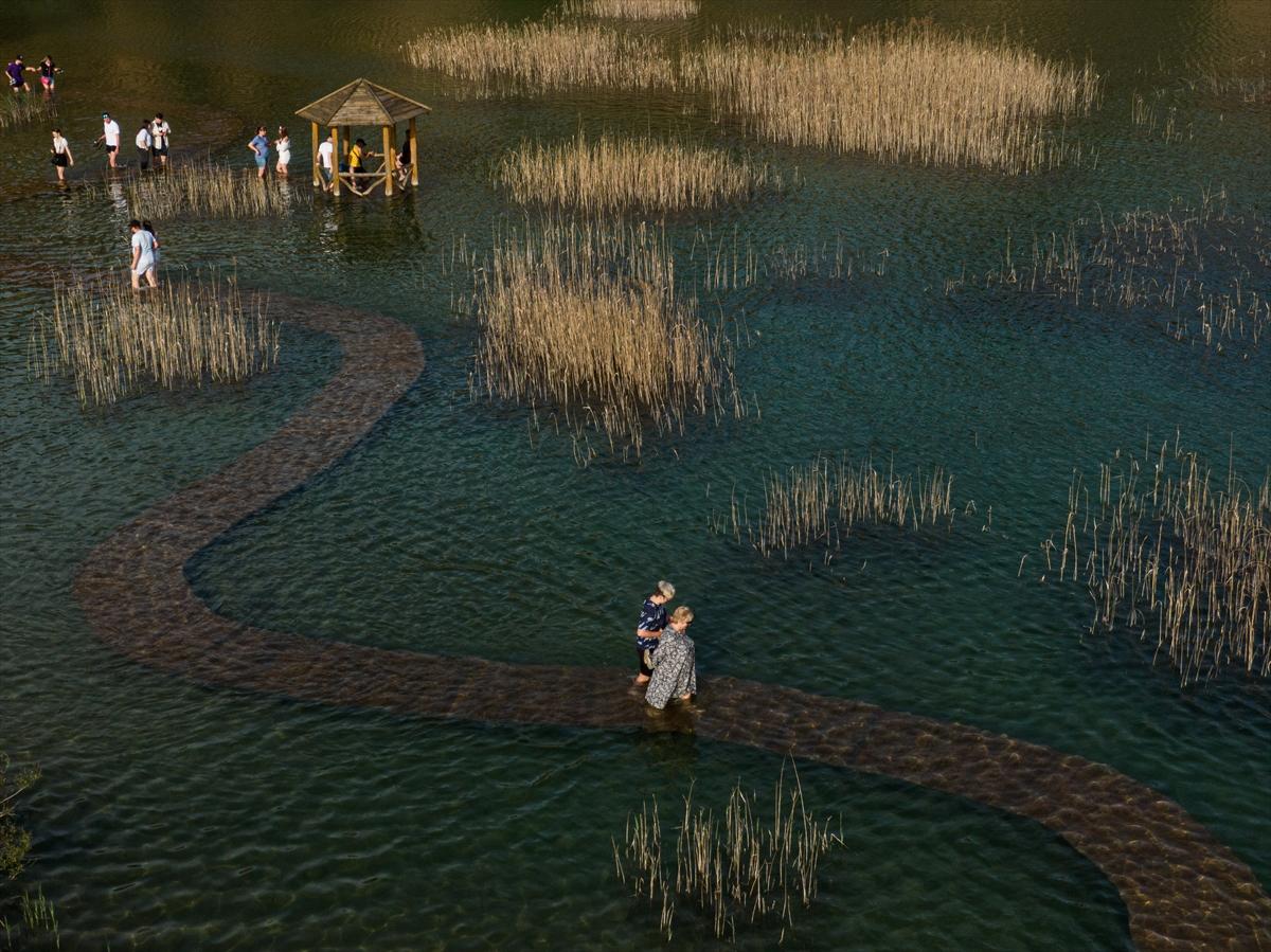 Polonya'nın Maldivleri, eski dolomit madeni ziyaretçilerini ağırladı