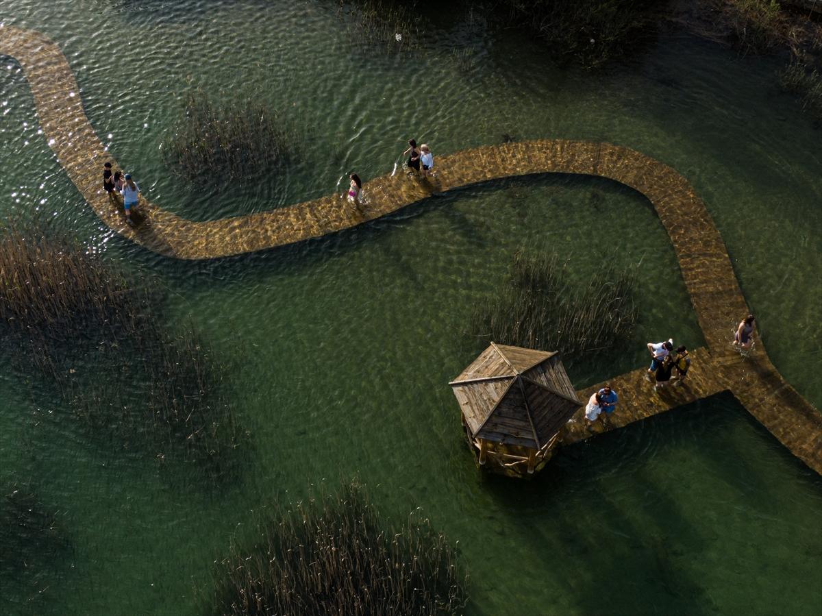 Polonya'nın Maldivleri, eski dolomit madeni ziyaretçilerini ağırladı