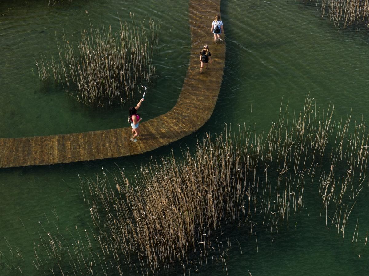 Polonya'nın Maldivleri, eski dolomit madeni ziyaretçilerini ağırladı
