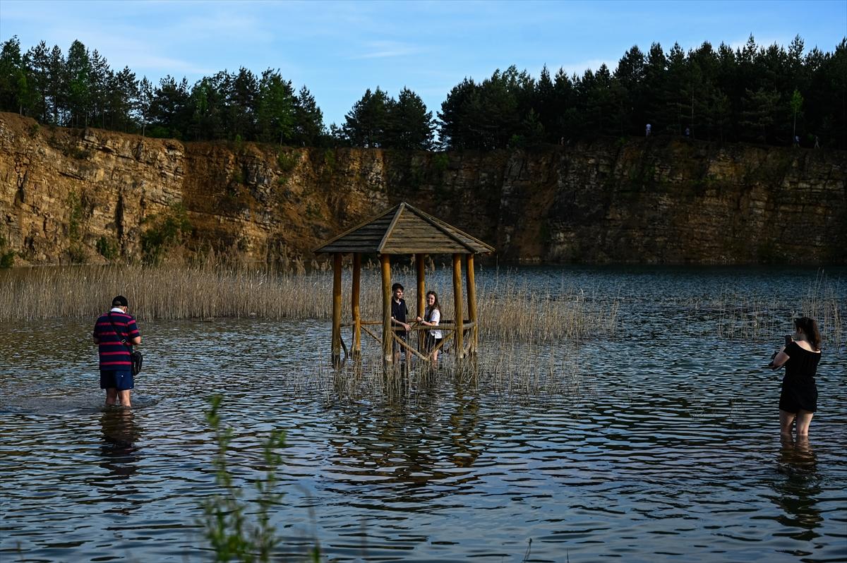 Polonya'nın Maldivleri, eski dolomit madeni ziyaretçilerini ağırladı