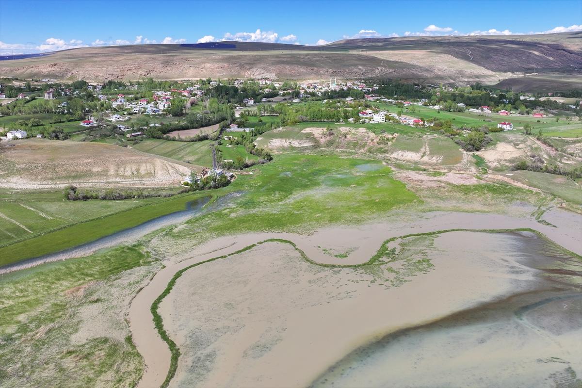 Suların çekildiği Van Gölü'nde yağış etkisi: Yağmur su kaynaklarına yaradı