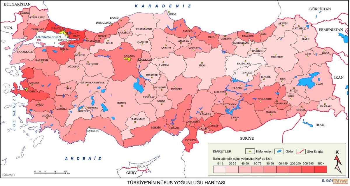 Türkiye'de en çok kullanılan soyisimleri