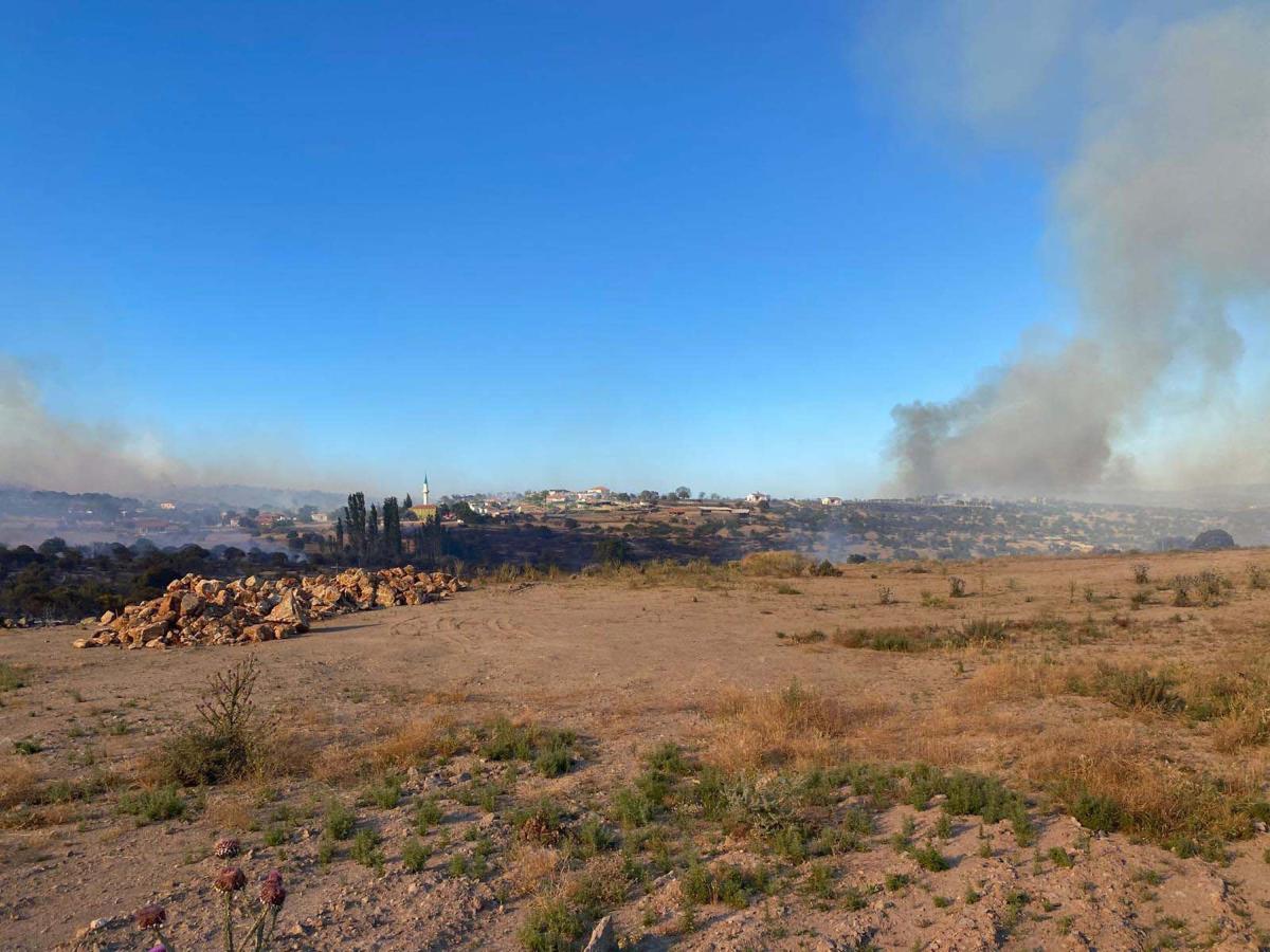 Çanakkale'de 952 futbol sahası büyüklüğünde alan yandı