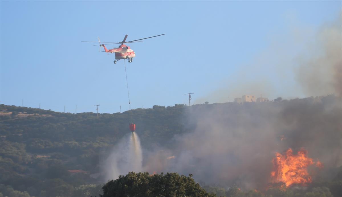 Çanakkale'de 952 futbol sahası büyüklüğünde alan yandı