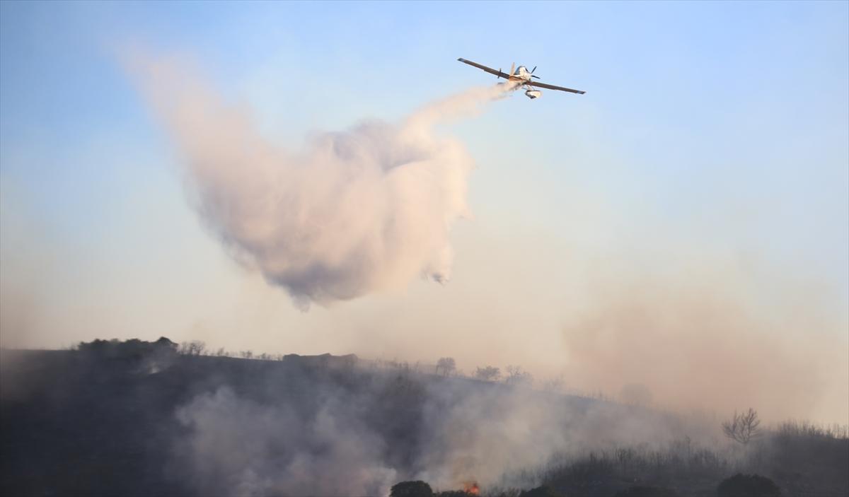 Çanakkale'de 952 futbol sahası büyüklüğünde alan yandı