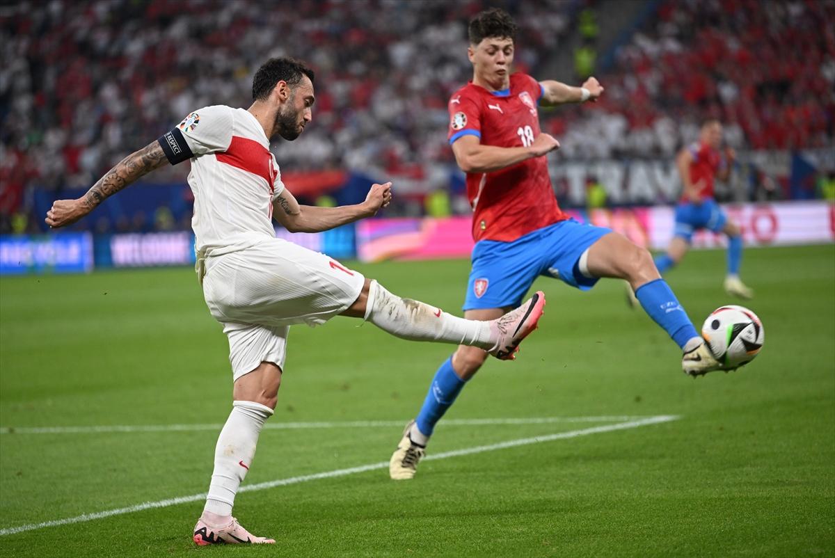 EURO 2024 Türkiye - Çekya maçından kareler