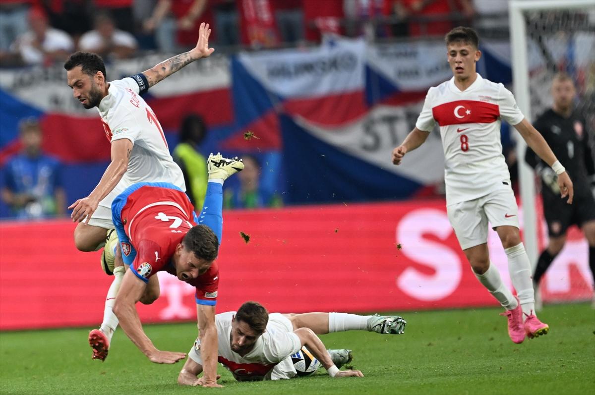 EURO 2024 Türkiye - Çekya maçından kareler