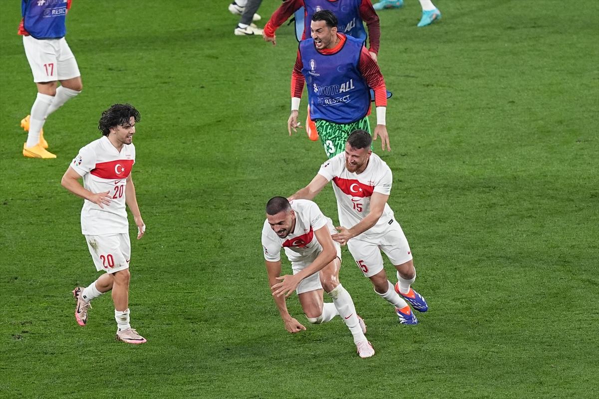 EURO 2024 Türkiye - Avusturya maçından kareler