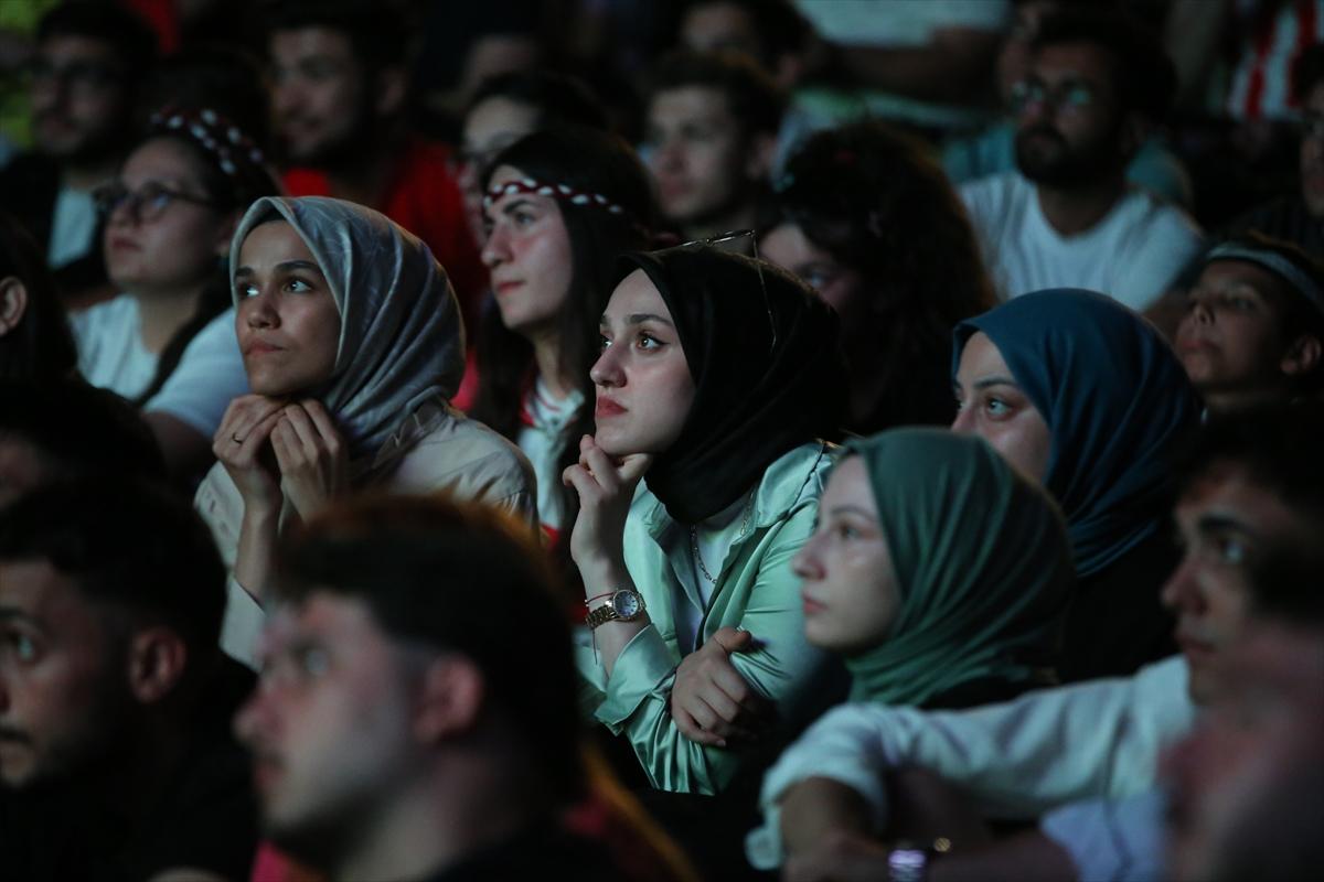 Türkiye - Avusturya maçına yoğun ilgi! Ülkemizde dev ekranlar kuruldu