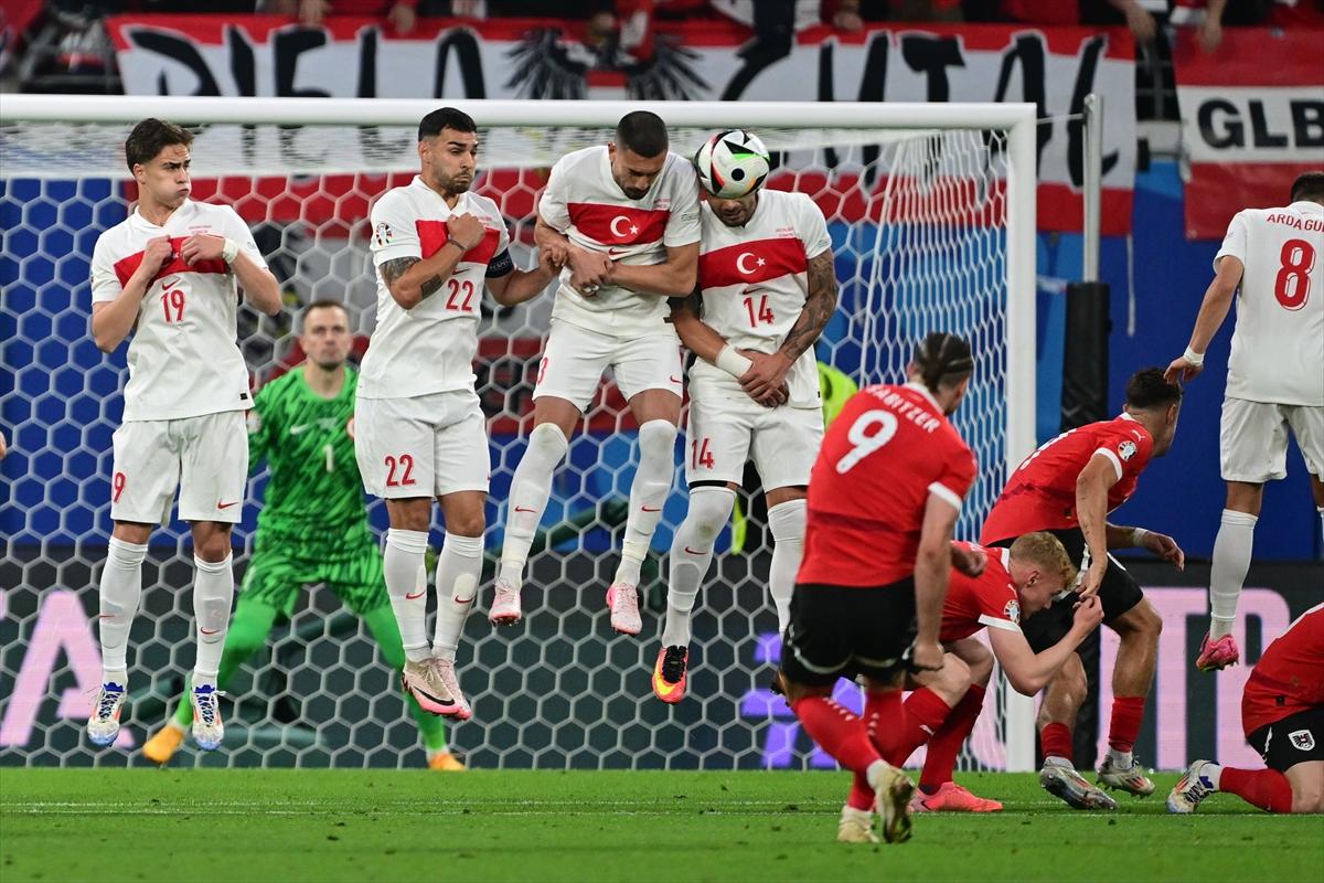 EURO 2024 Türkiye - Avusturya maçından kareler