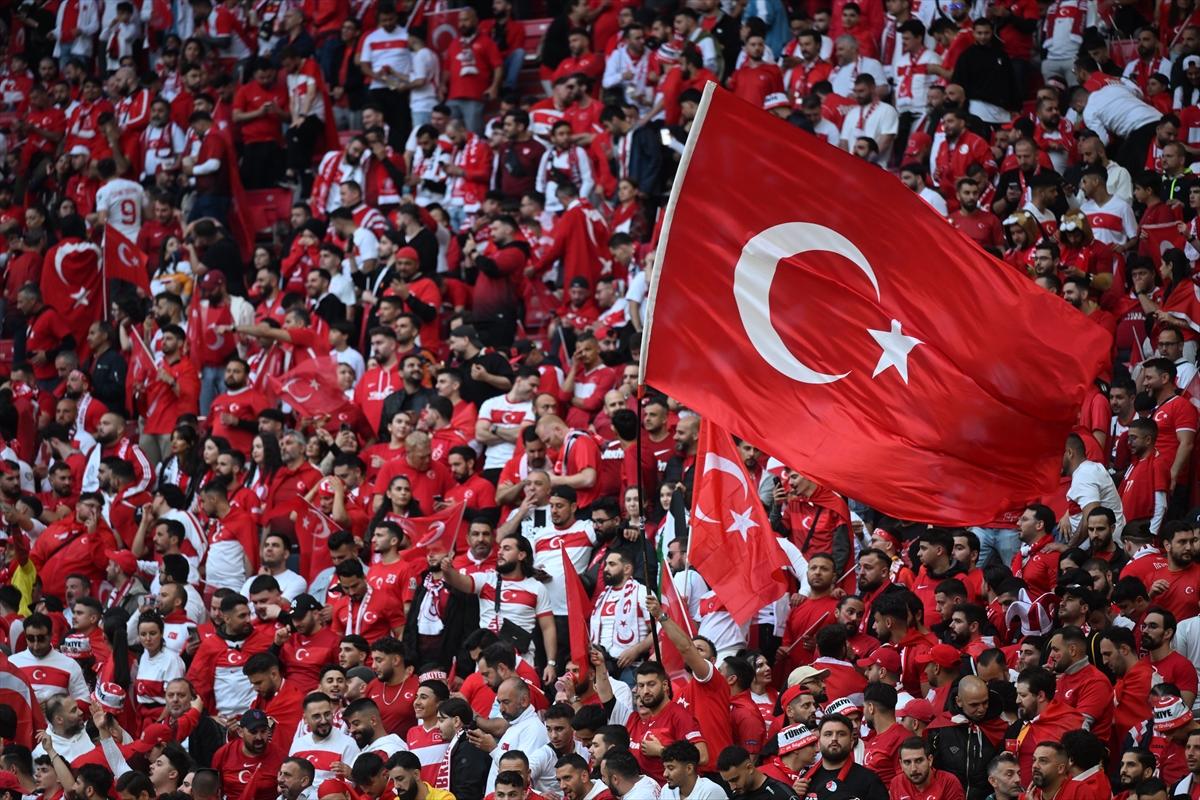 EURO 2024 Türkiye - Avusturya maçından kareler