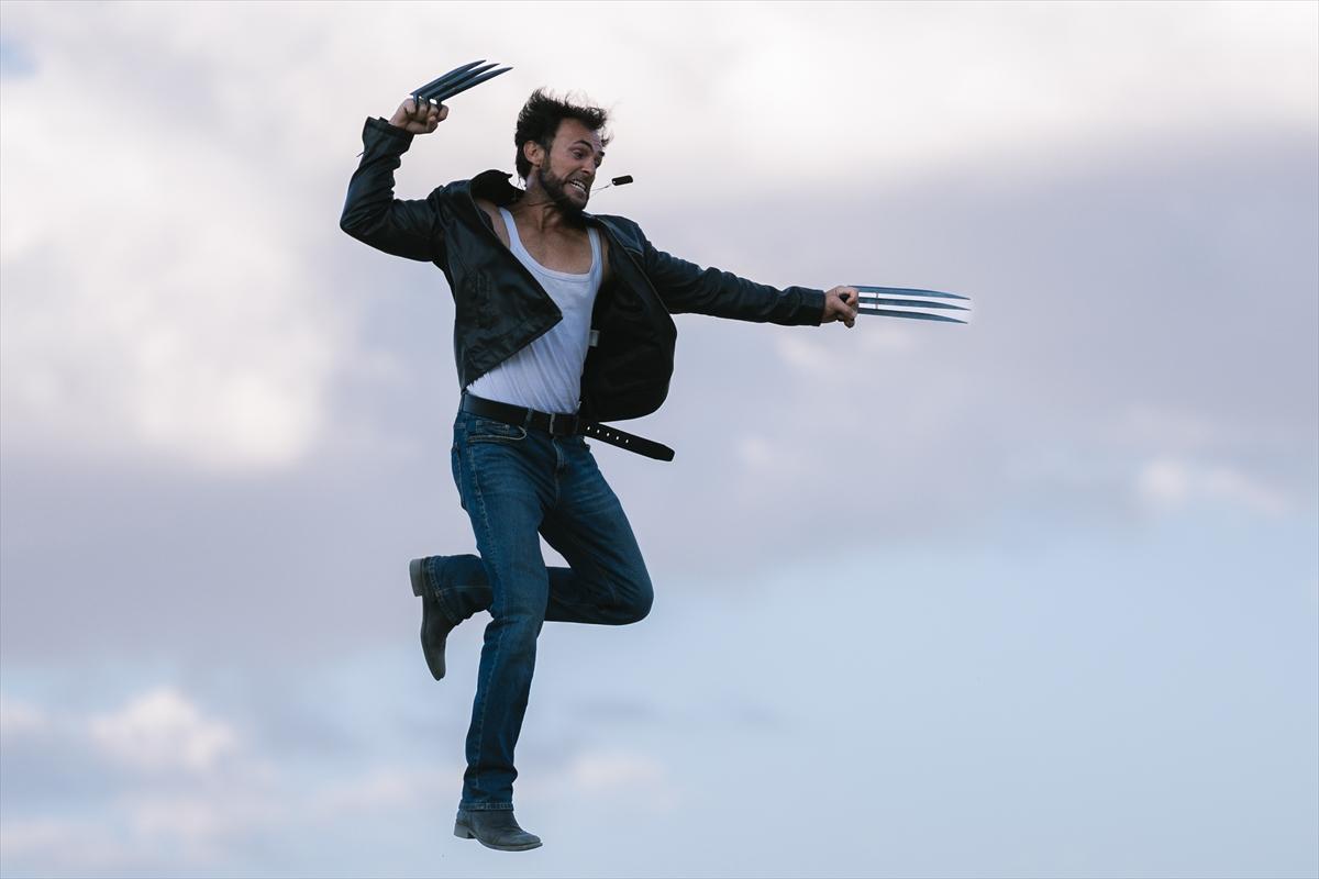 Adanalı Wolverine, pozlarıyla film sahnelerini aratmıyor