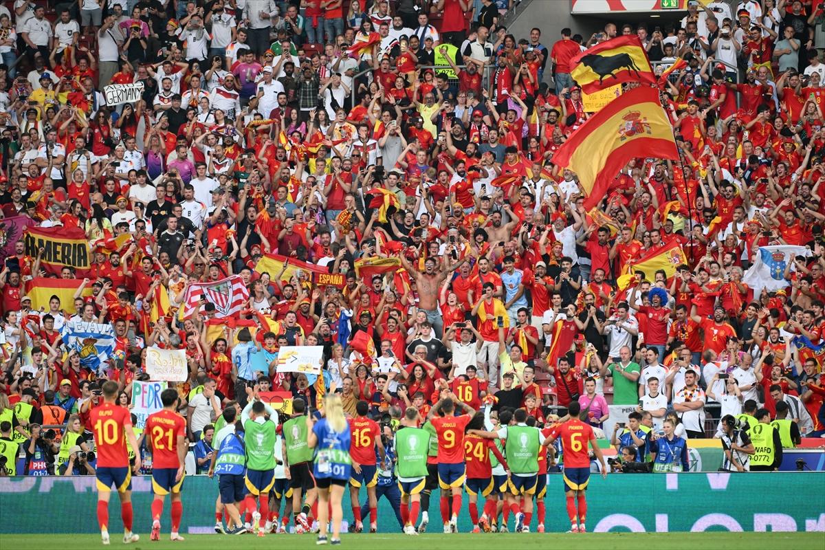 EURO 2024 Almanya - İspanya çeyrek final maçından kareler