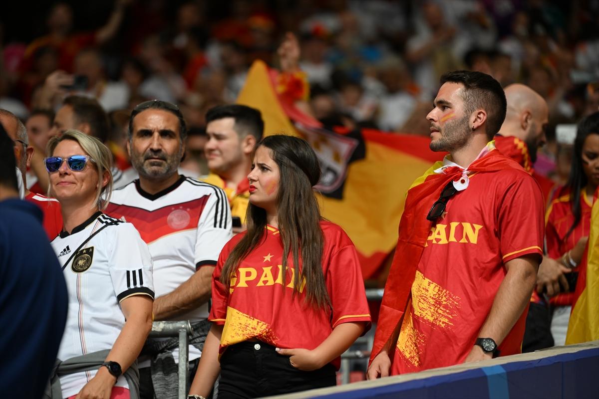 EURO 2024 Almanya - İspanya çeyrek final maçından kareler