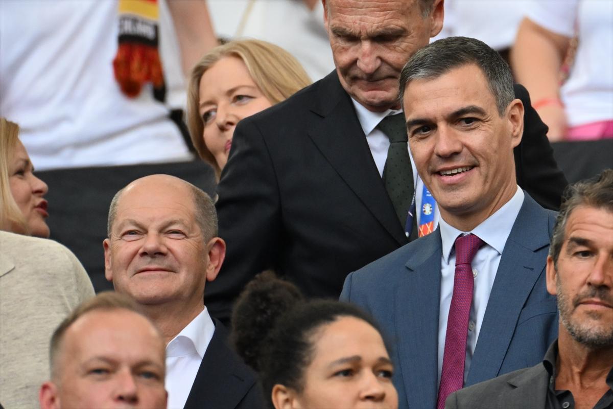 EURO 2024 Almanya - İspanya çeyrek final maçından kareler