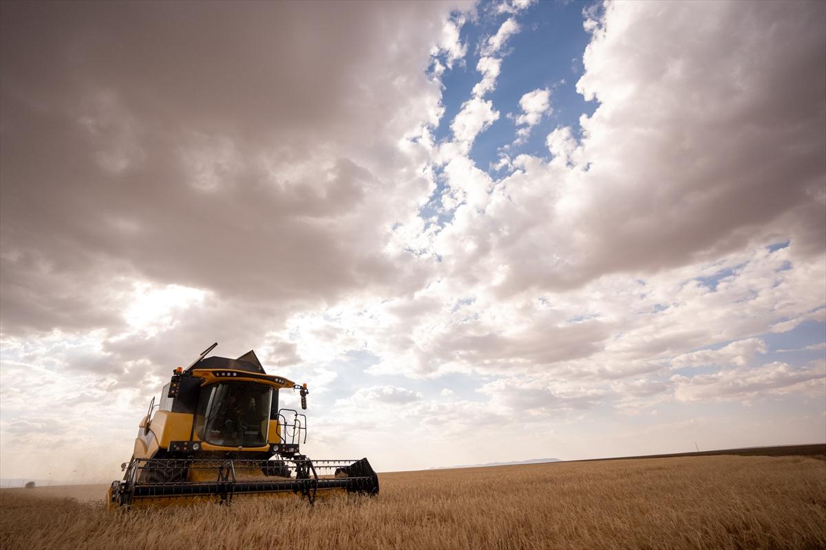 Konya'da uzay üssü gibi tarlalar