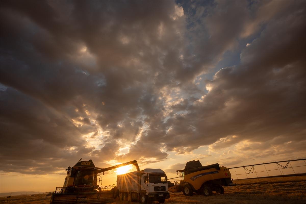 Konya'da uzay üssü gibi tarlalar