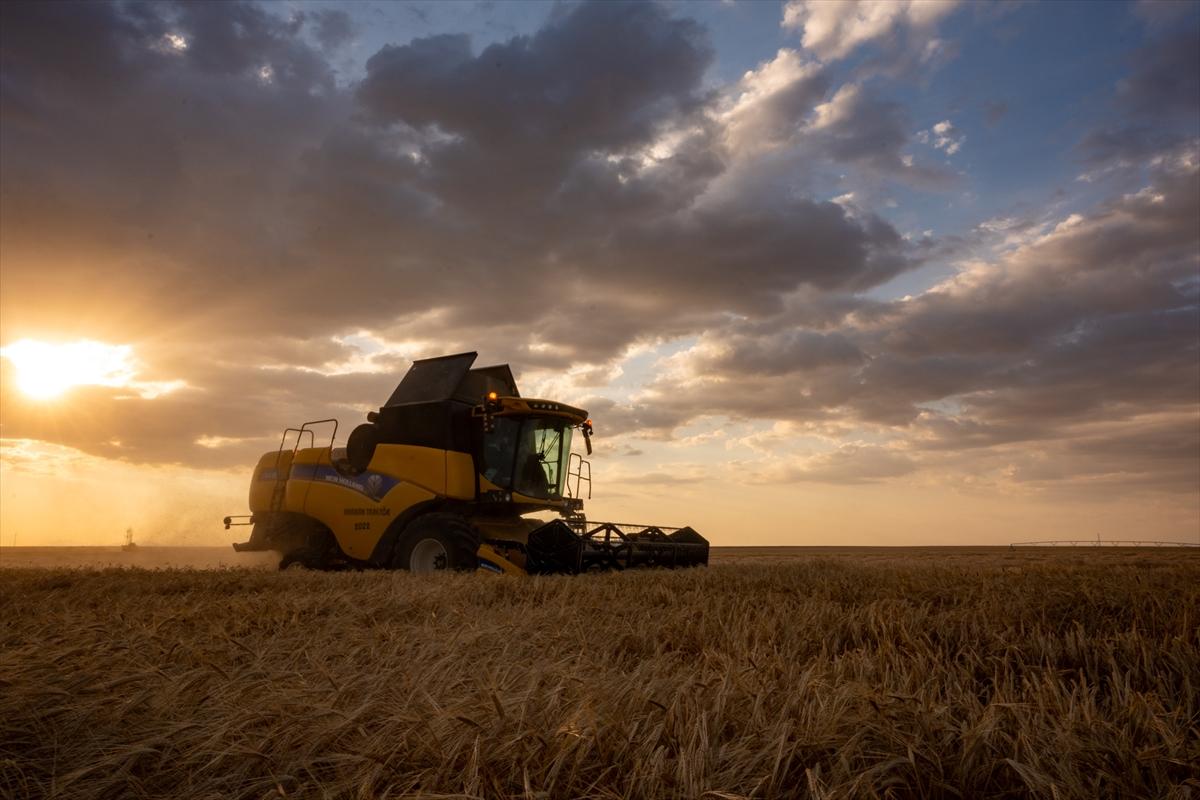 Konya'da uzay üssü gibi tarlalar