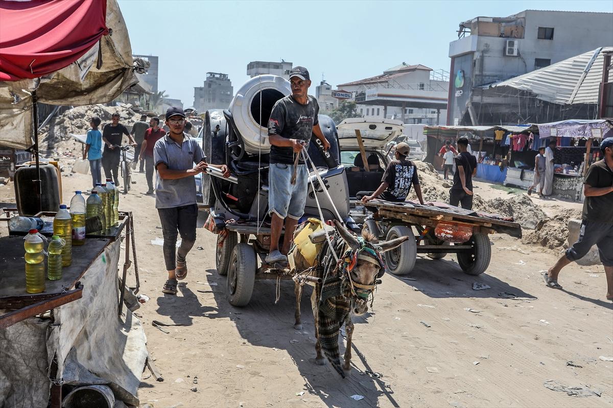 Gazze'deki tahliye çağrısının ardından Filistinliler göç etmeye devam ediyor