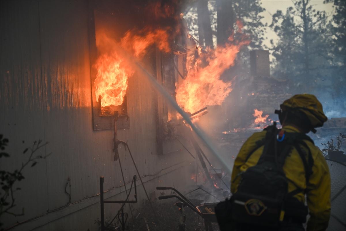 Kaliforniya'da orman yangınlarıyla mücadele