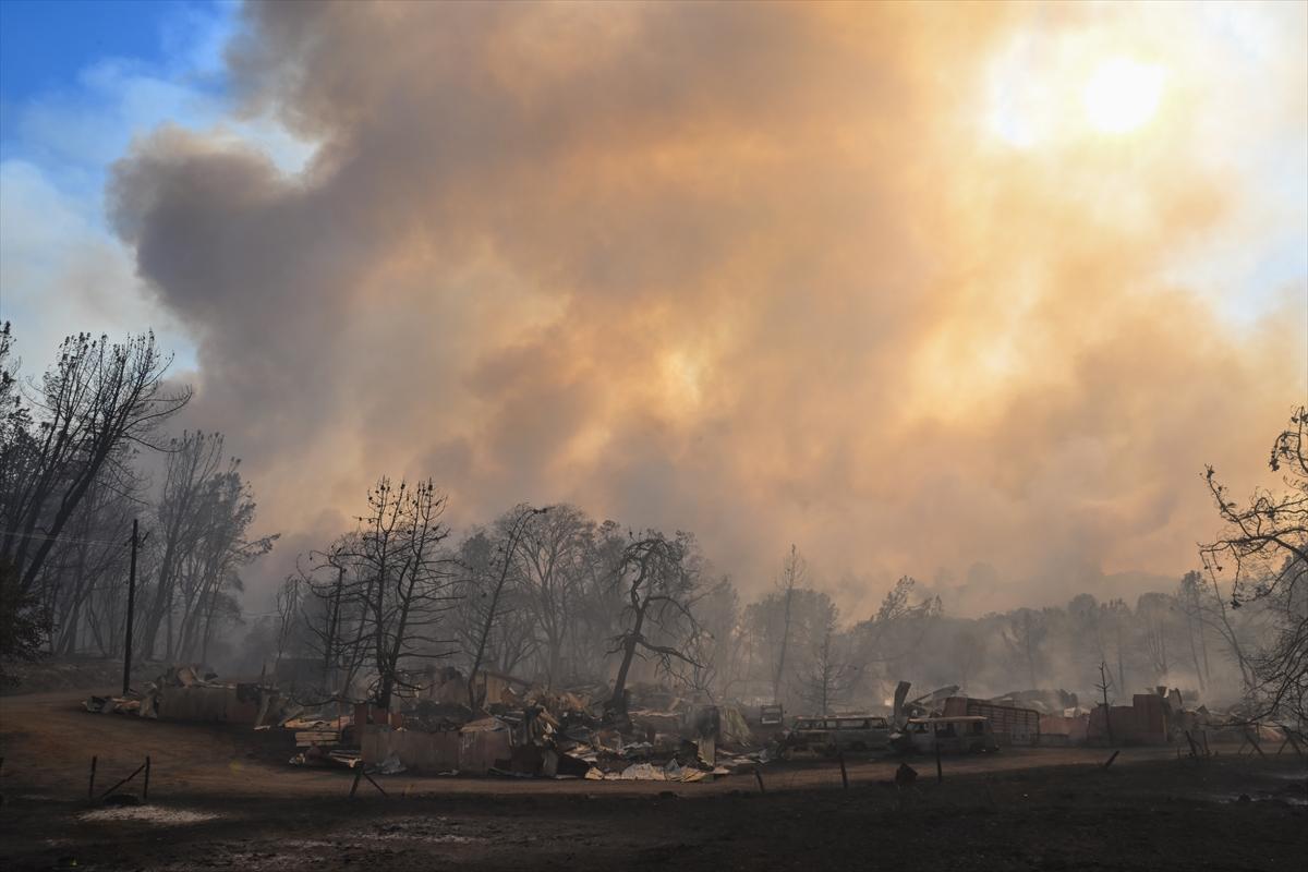 Kaliforniya'da orman yangınlarıyla mücadele