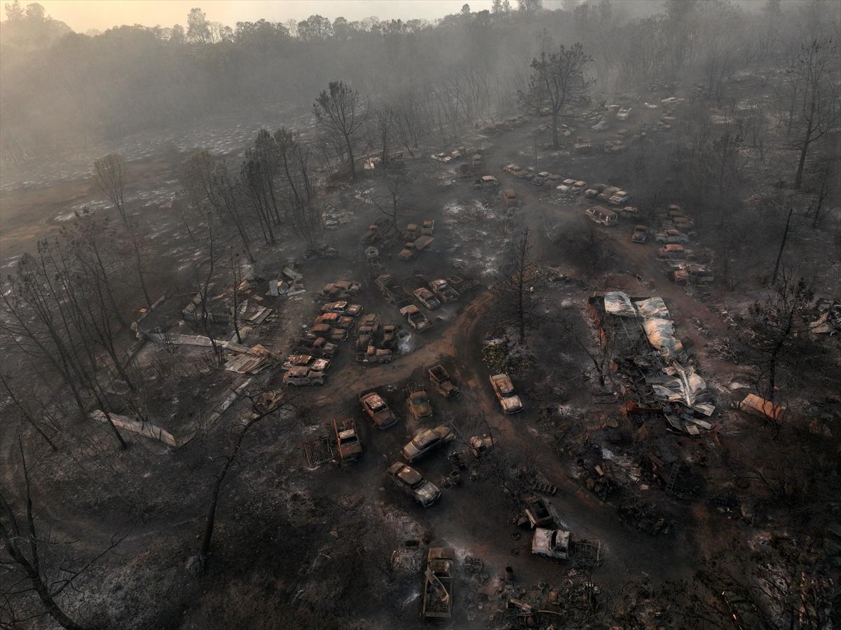 Kaliforniya'da orman yangınlarıyla mücadele