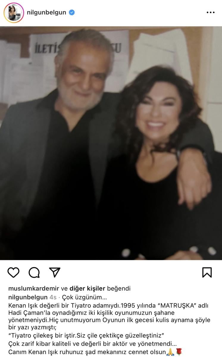 Ünlülerden Kenan Işık'a veda