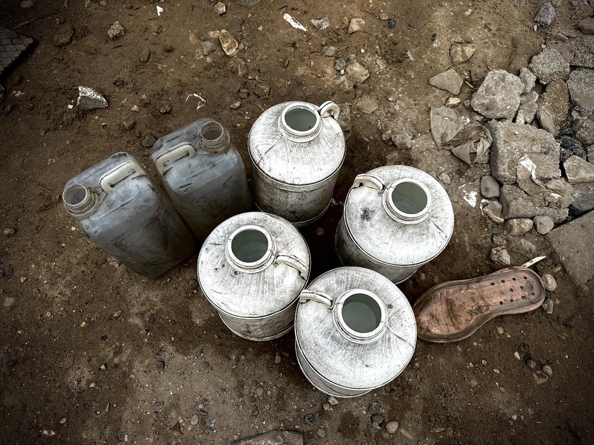 Gazze'nin Han Yunus kentinde temiz su dağıtıldı