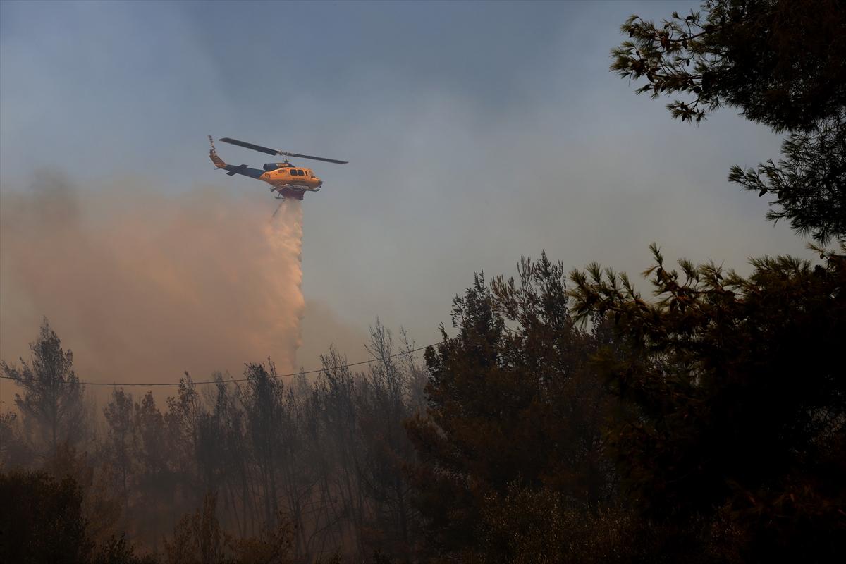 Yunanistan'da yangın