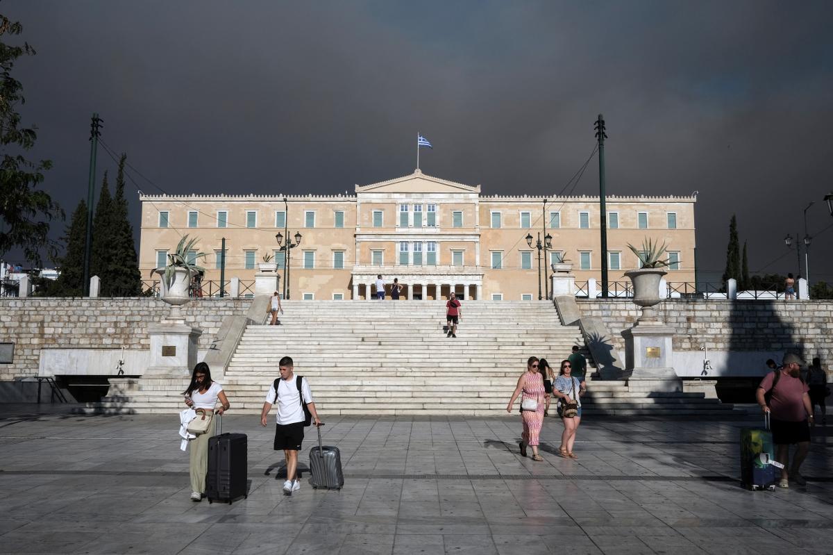 Yunanistan'da yangın