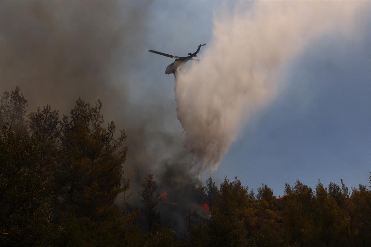 Yunanistan'da yangın
