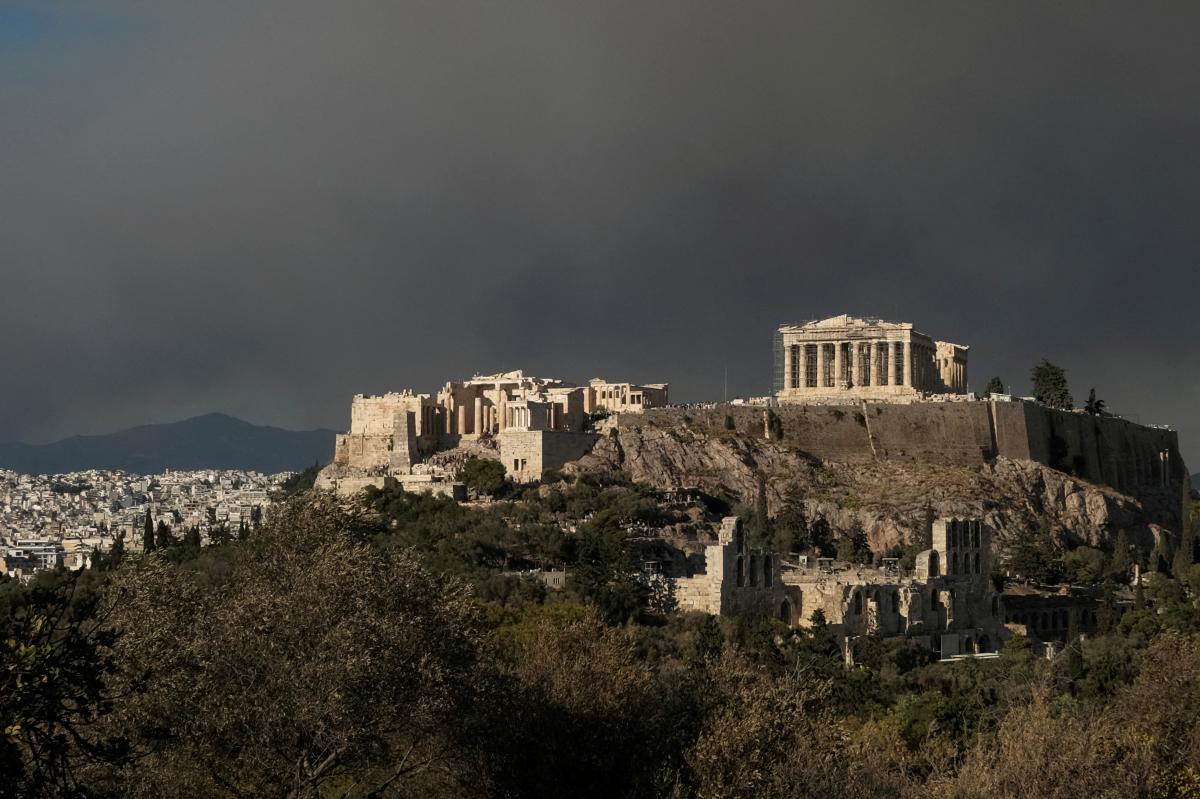 Yunanistan'da yangın